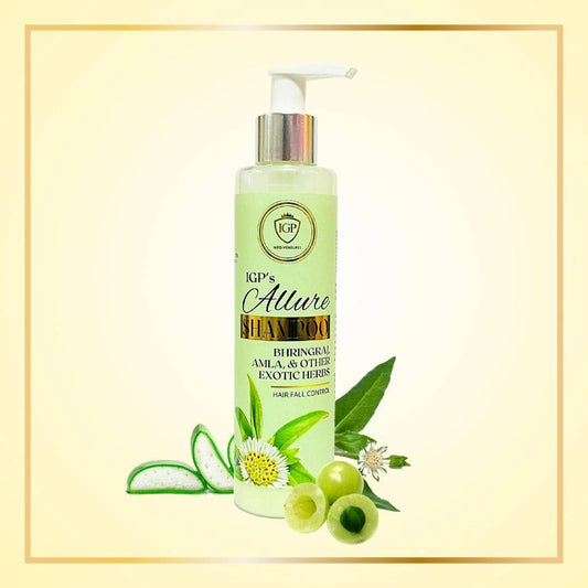 IGP MEDI VENTURES  Allure Bhingha Shampoo | For Strong and Healthy Hair | For all hair types | 200ml